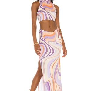REVOLVE Farai London Joelle Maxi in Muted Swirl